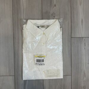 New L.L. Bean WMN XL Reg Classic Camp Shirt Long Sleeve Button Down White Cotton
